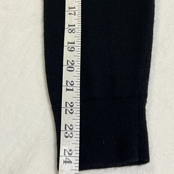 UNTUCKit Men’s XX-Large 100% Extrafine Merino Wool Quarter-Zip Sweater Black - Picture 9 of 10